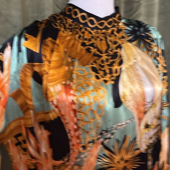 Temperley London 100% viscose Elegant Floral Maxi Dress, US6 - Picture 5 of 12